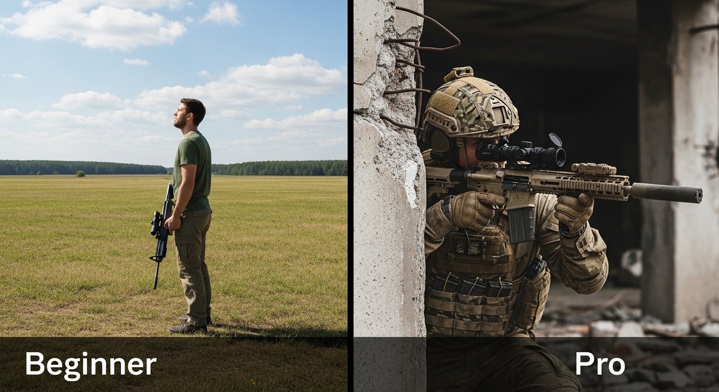 A visual guide on positioning and cover in action shooter games